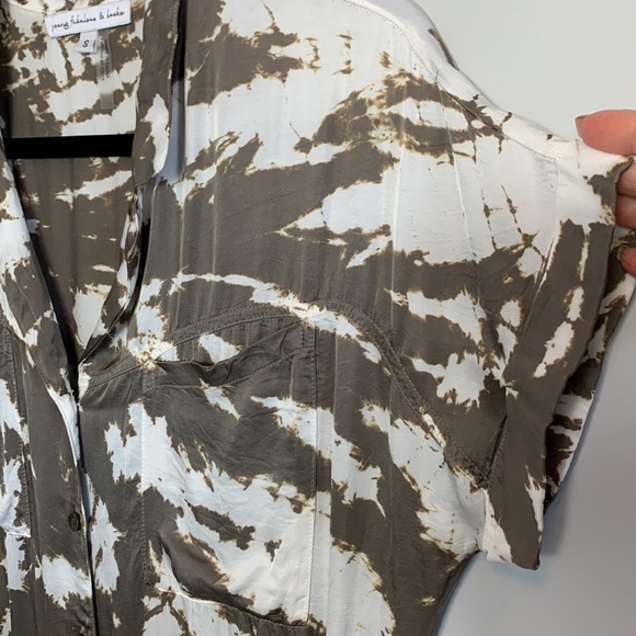 Young Fabulous and Broke Truman Short Sleeve Jumpsuit Size Small - Picture 10 of 16